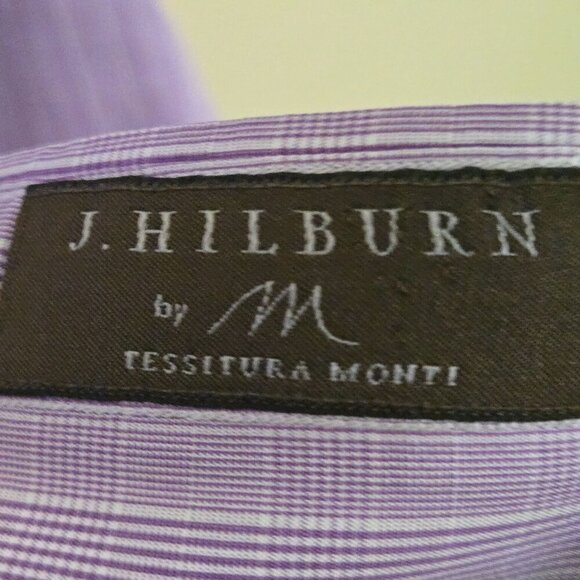 J. Hilburn By Tessitura Monti Custom Made Dress Shirts Lot Of 2 See Measurement - Picture 14 of 15